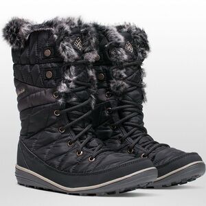 NWOT Columbia Women’s Heavenly Omni‑Heat Boots – Black Leather – Size 9.5